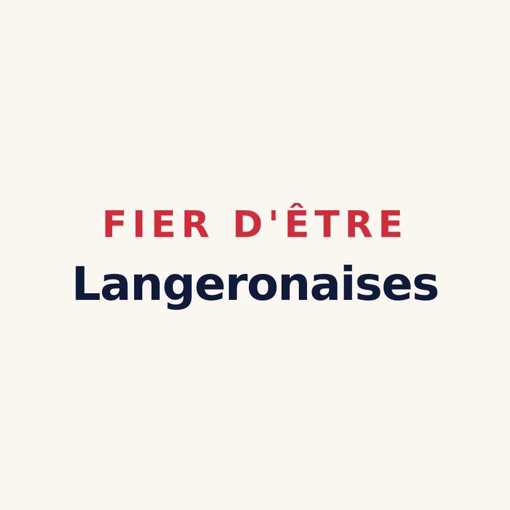 Tasse « Fier d'être Langeronaises » — design pour Langeron