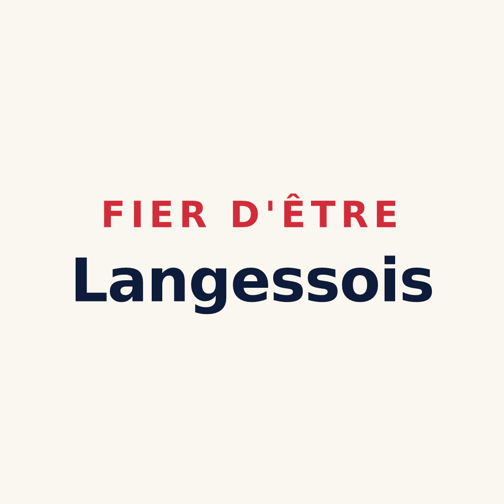 Tasse « Fier d'être Langessois » — design pour Langesse