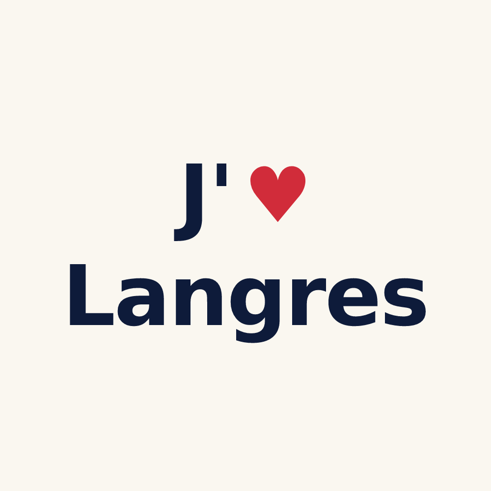 Tasse personnalisée Langres — design J'aime Langres