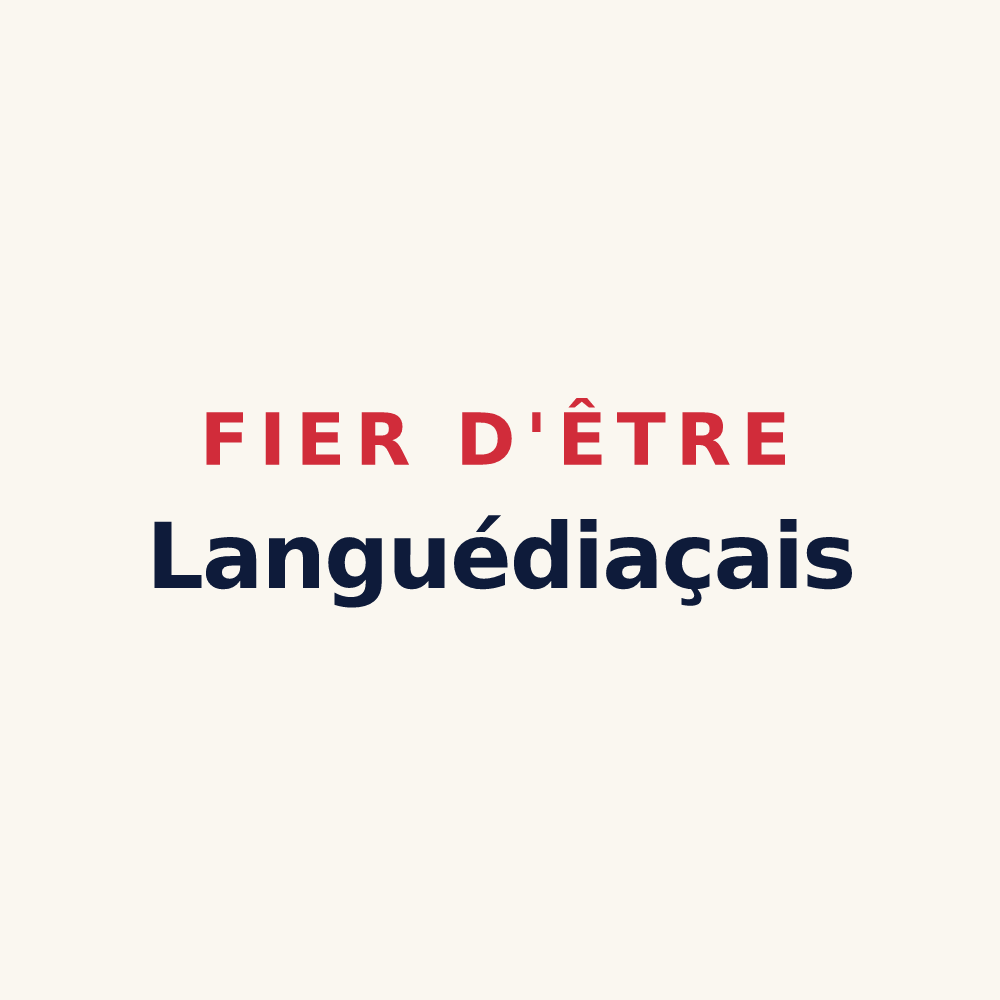 Tasse « Fier d'être Languédiaçais » — design pour Languédias