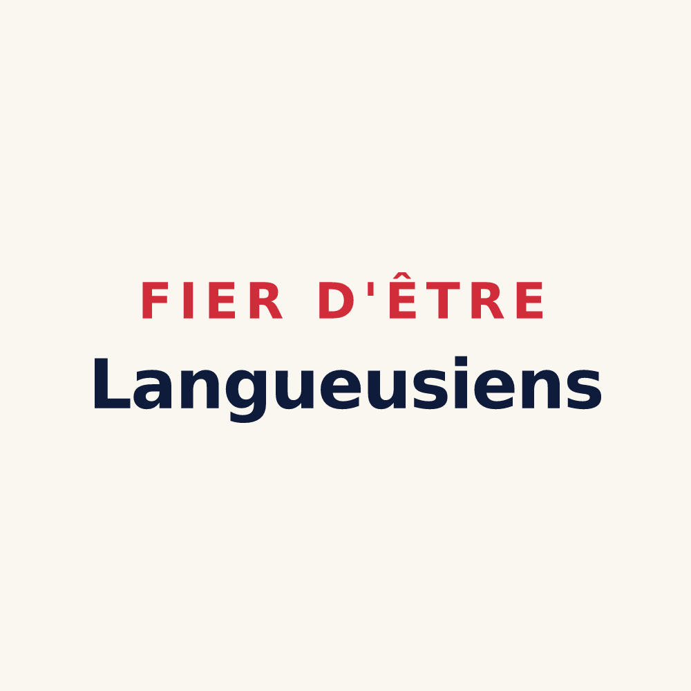 Tasse « Fier d'être Langueusiens » — design pour Langueux