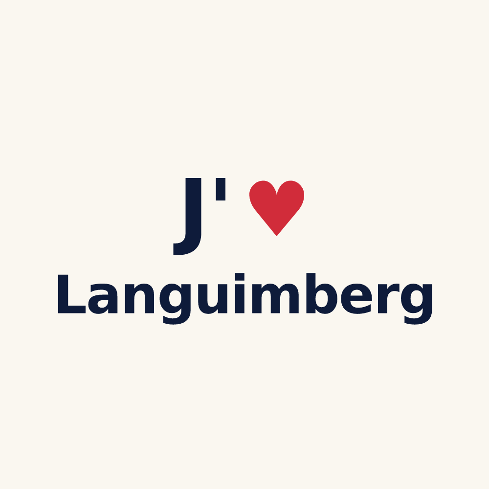 Tasse personnalisée Languimberg — design J'aime Languimberg