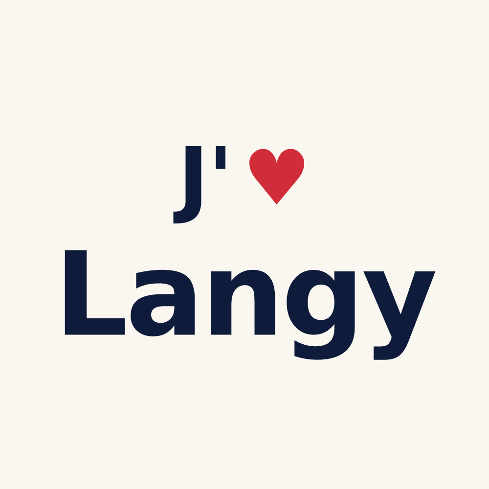 Tasse personnalisée Langy — design J'aime Langy