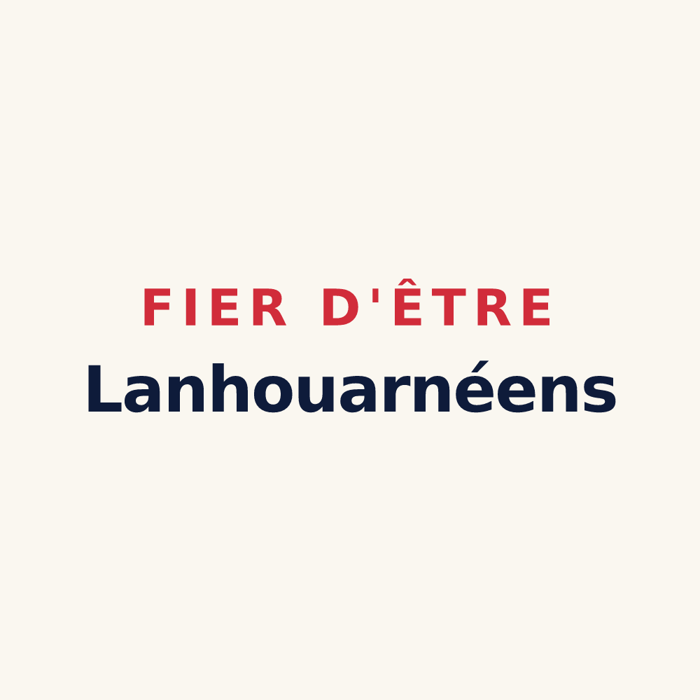 Tasse « Fier d'être Lanhouarnéens » — design pour Lanhouarneau