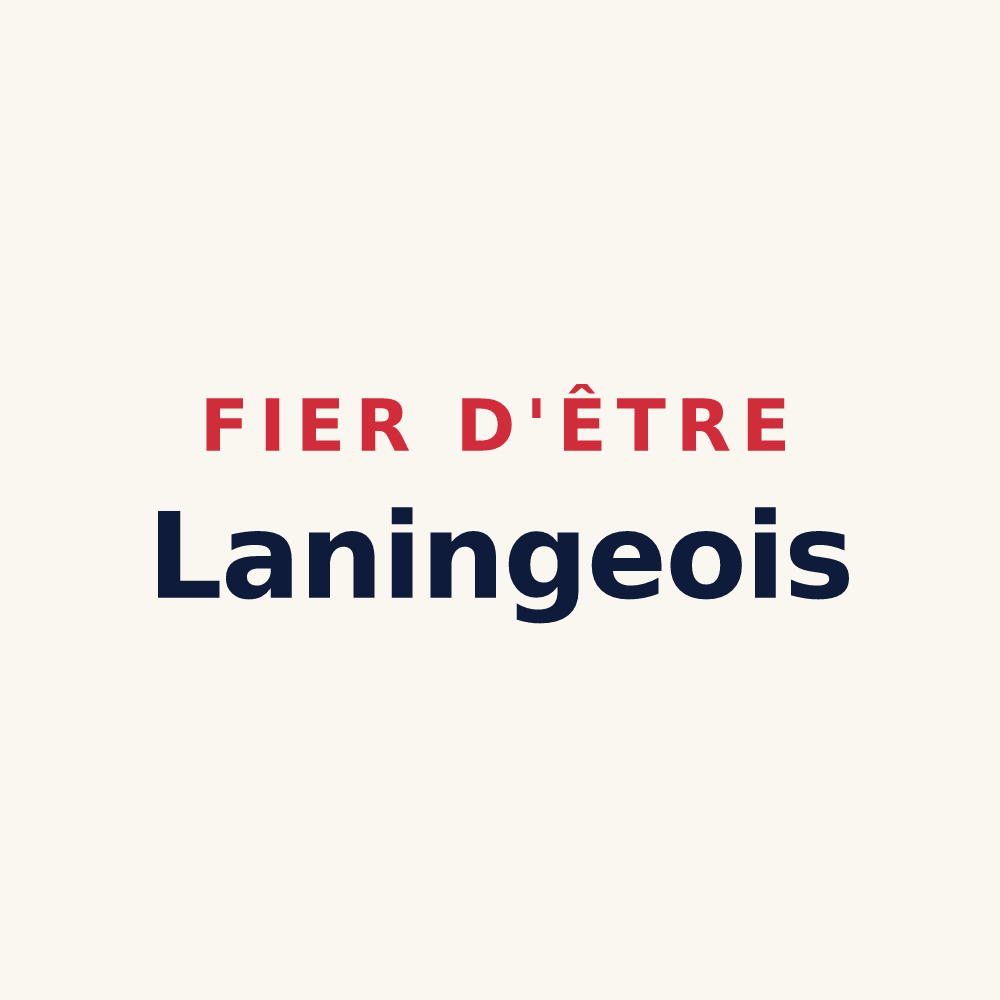 Tasse « Fier d'être Laningeois » — design pour Laning