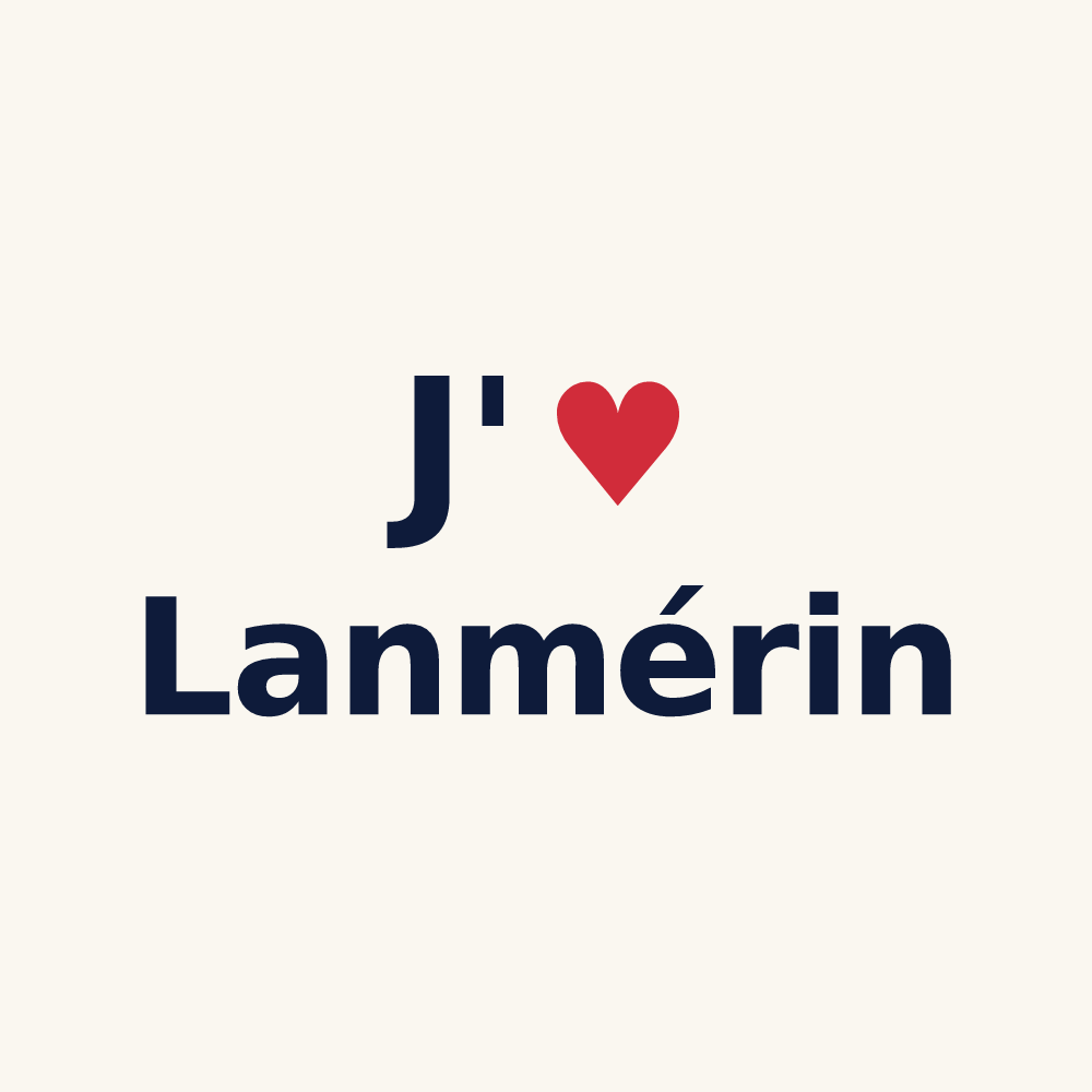 Tasse personnalisée Lanmérin — design J'aime Lanmérin