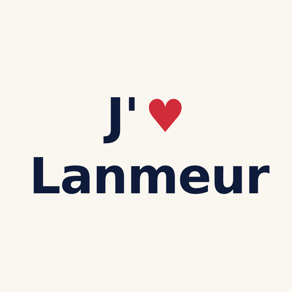 Tasse personnalisée Lanmeur — design J'aime Lanmeur
