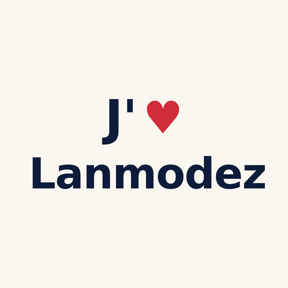 Tasse personnalisée Lanmodez — design J'aime Lanmodez