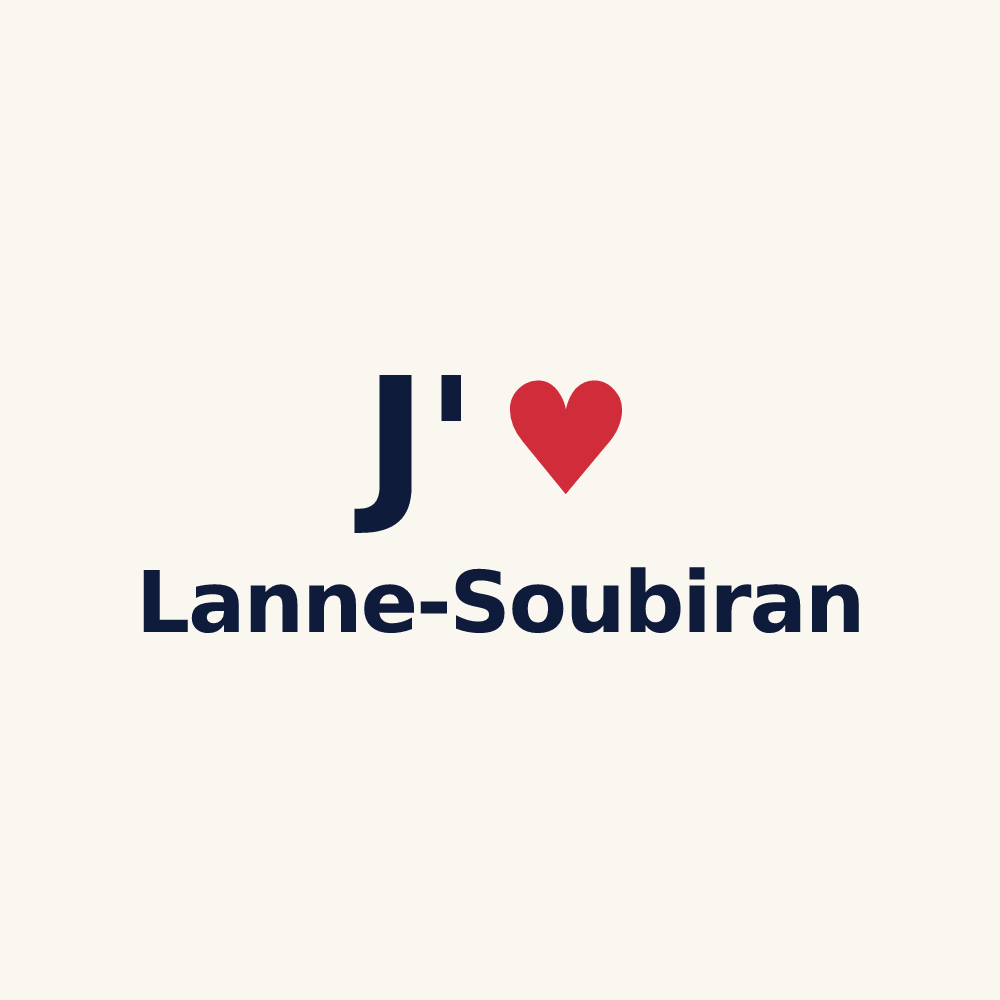 Tasse personnalisée Lanne-Soubiran — design J'aime Lanne-Soubiran