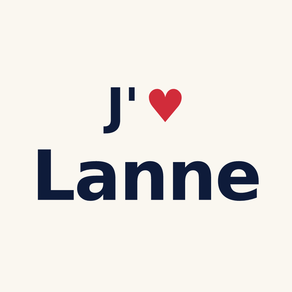 Tasse personnalisée Lanne — design J'aime Lanne