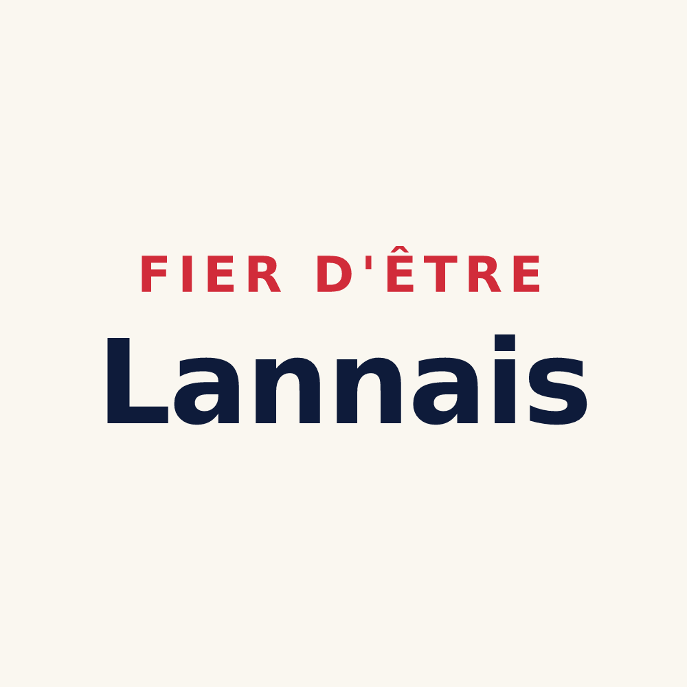 Tasse « Fier d'être Lannais » — design pour Lanne