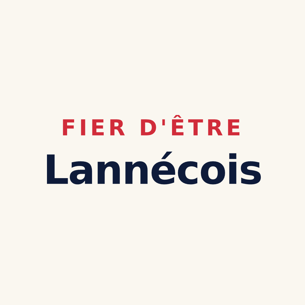 Tasse « Fier d'être Lannécois » — design pour Lannéanou