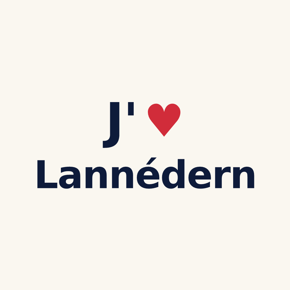Tasse personnalisée Lannédern — design J'aime Lannédern