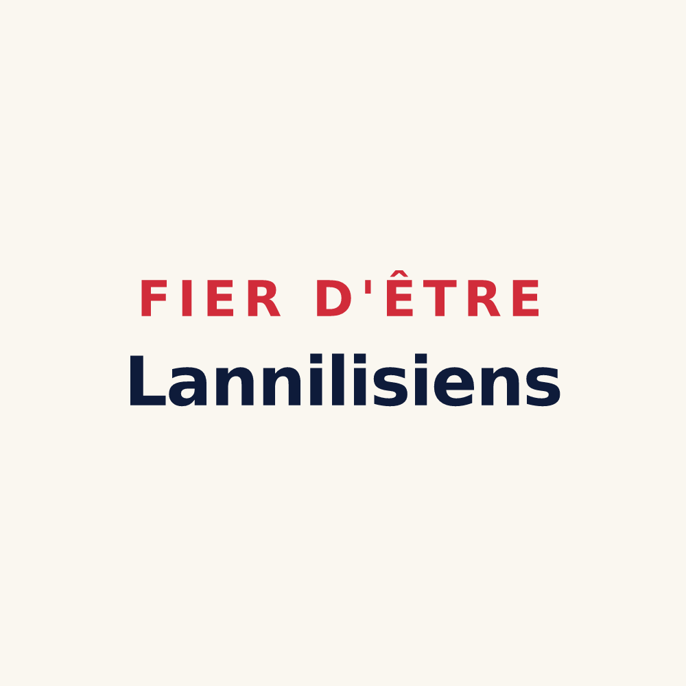 Tasse « Fier d'être Lannilisiens » — design pour Lannilis