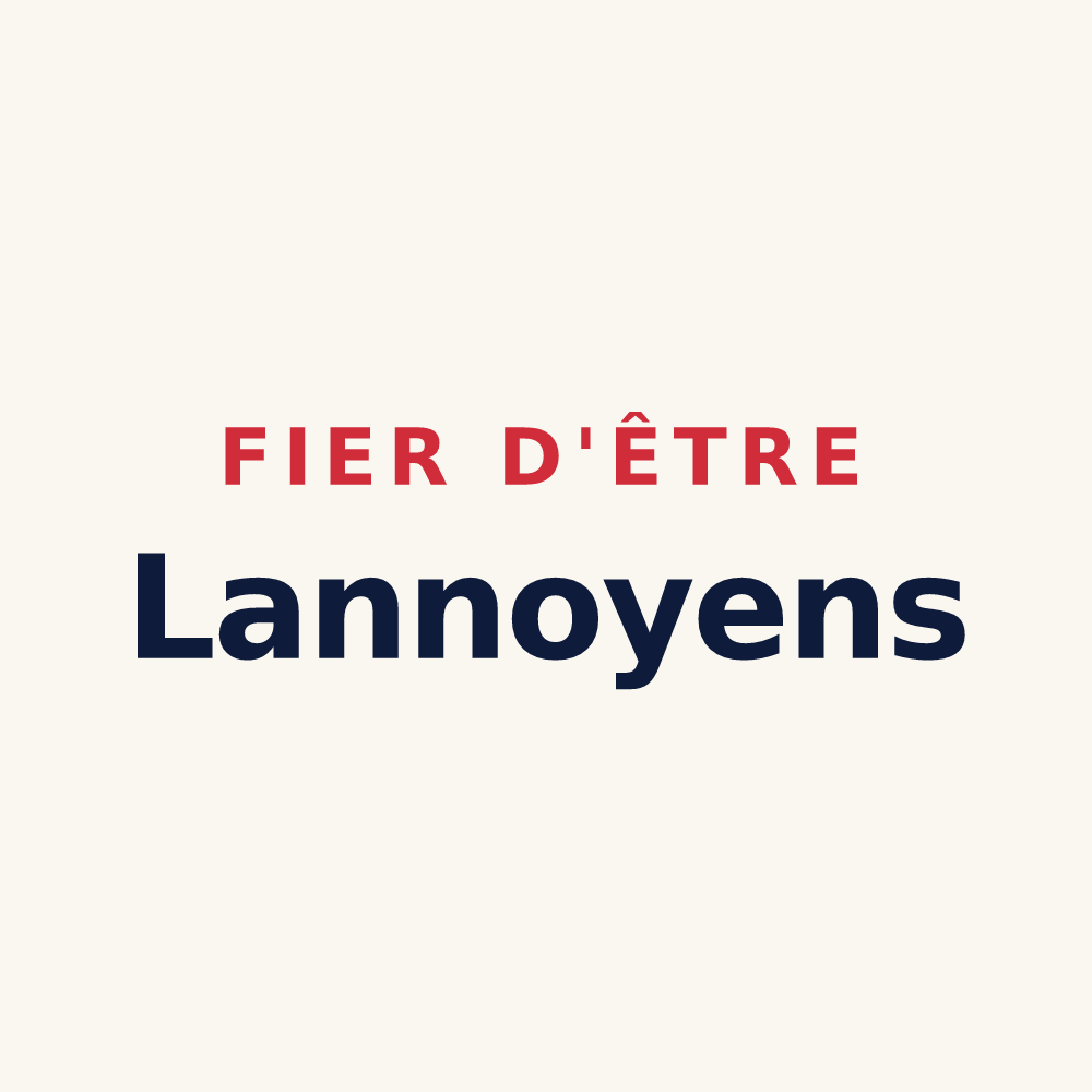 Tasse « Fier d'être Lannoyens » — design pour Lannoy