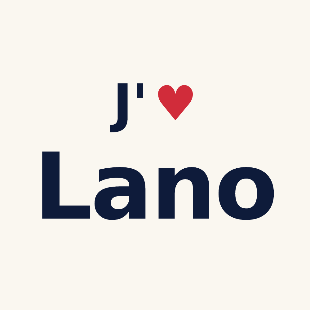 Tasse personnalisée Lano — design J'aime Lano