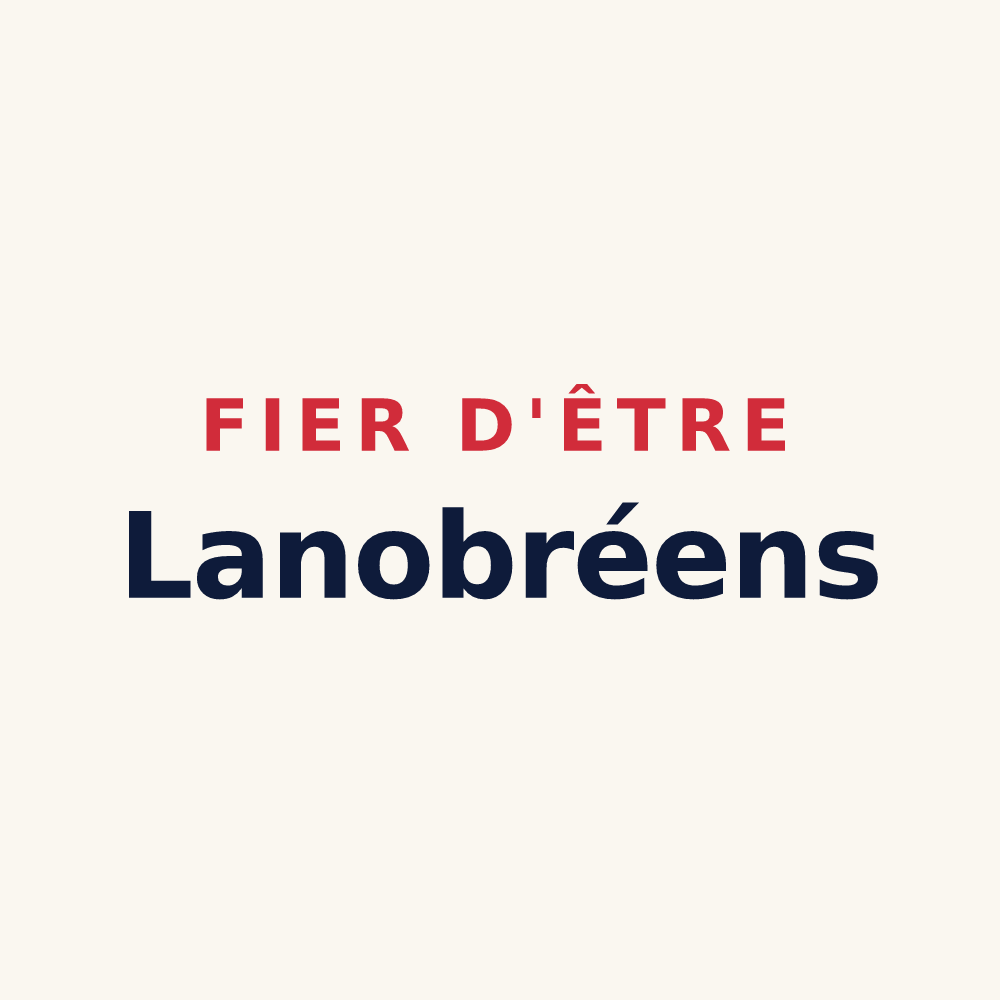 Tasse « Fier d'être Lanobréens » — design pour Lanobre