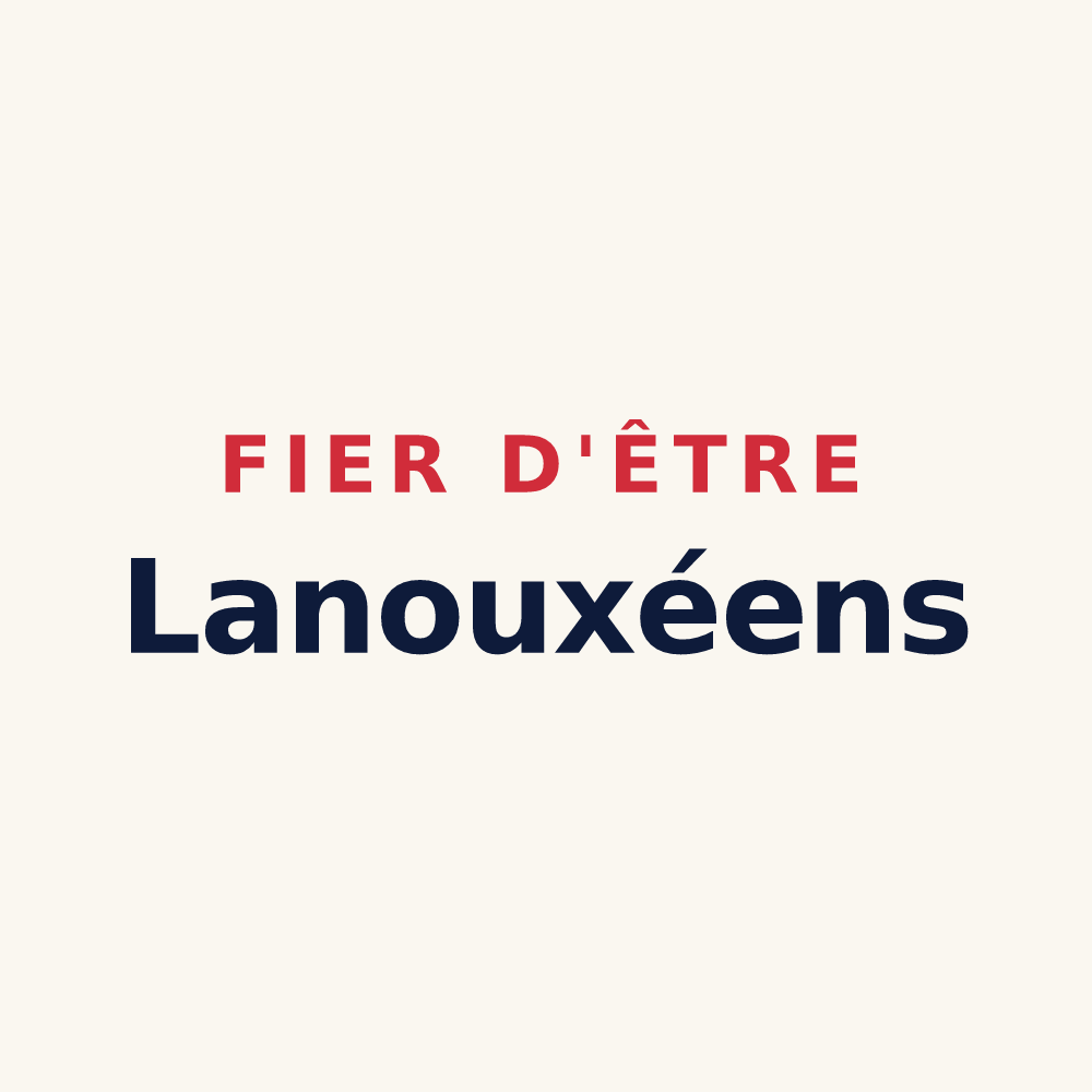 Tasse « Fier d'être Lanouxéens » — design pour Lanoux