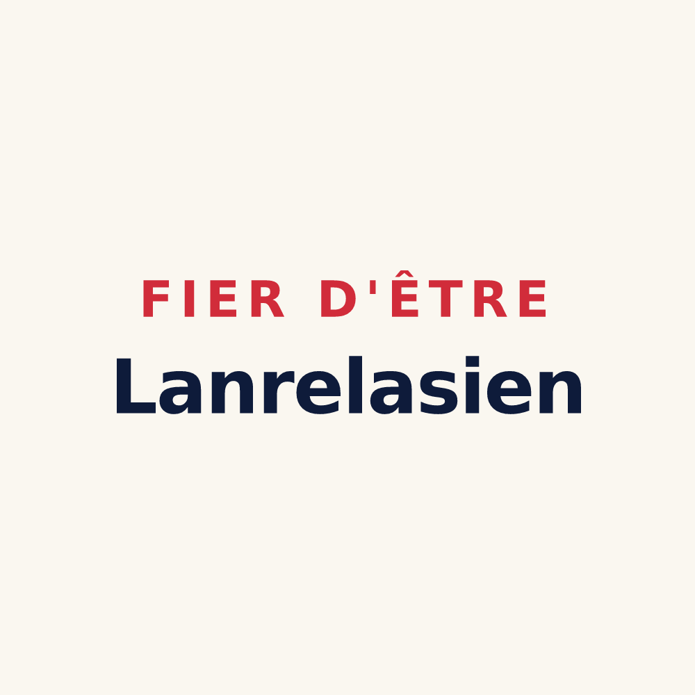 Tasse « Fier d'être Lanrelasien » — design pour Lanrelas