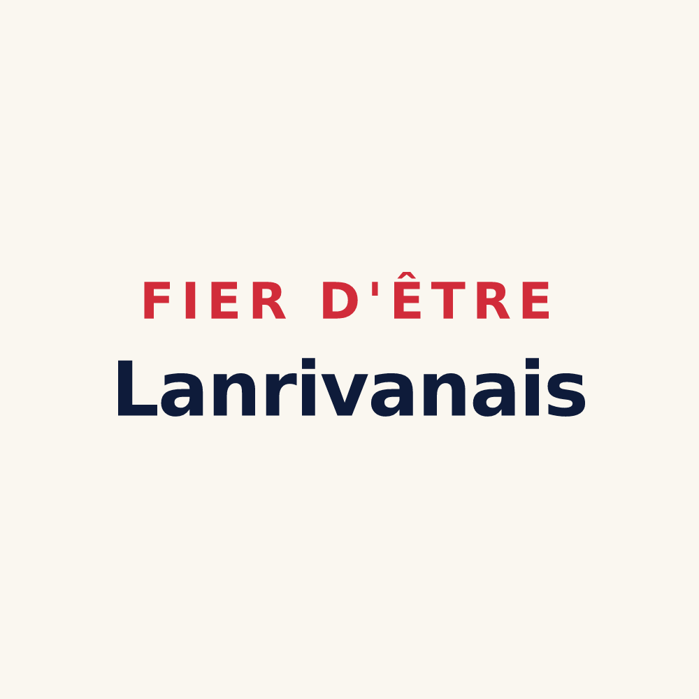 Tasse « Fier d'être Lanrivanais » — design pour Lanrivain
