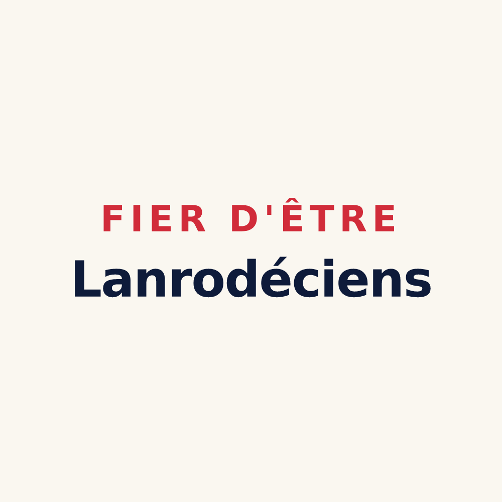 Tasse « Fier d'être Lanrodéciens » — design pour Lanrodec