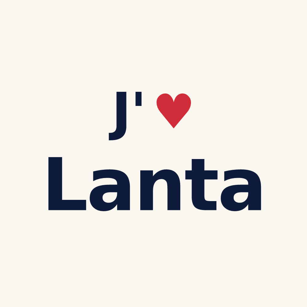 Tasse personnalisée Lanta — design J'aime Lanta