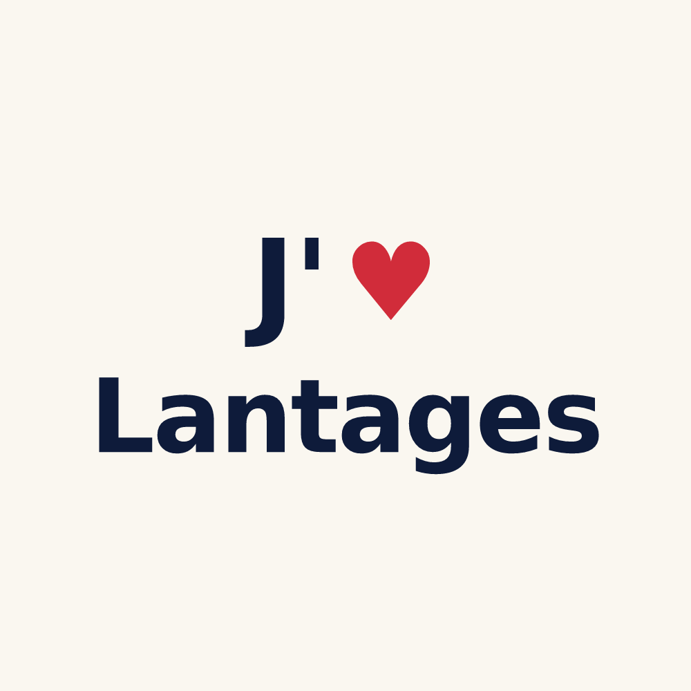 Tasse personnalisée Lantages — design J'aime Lantages