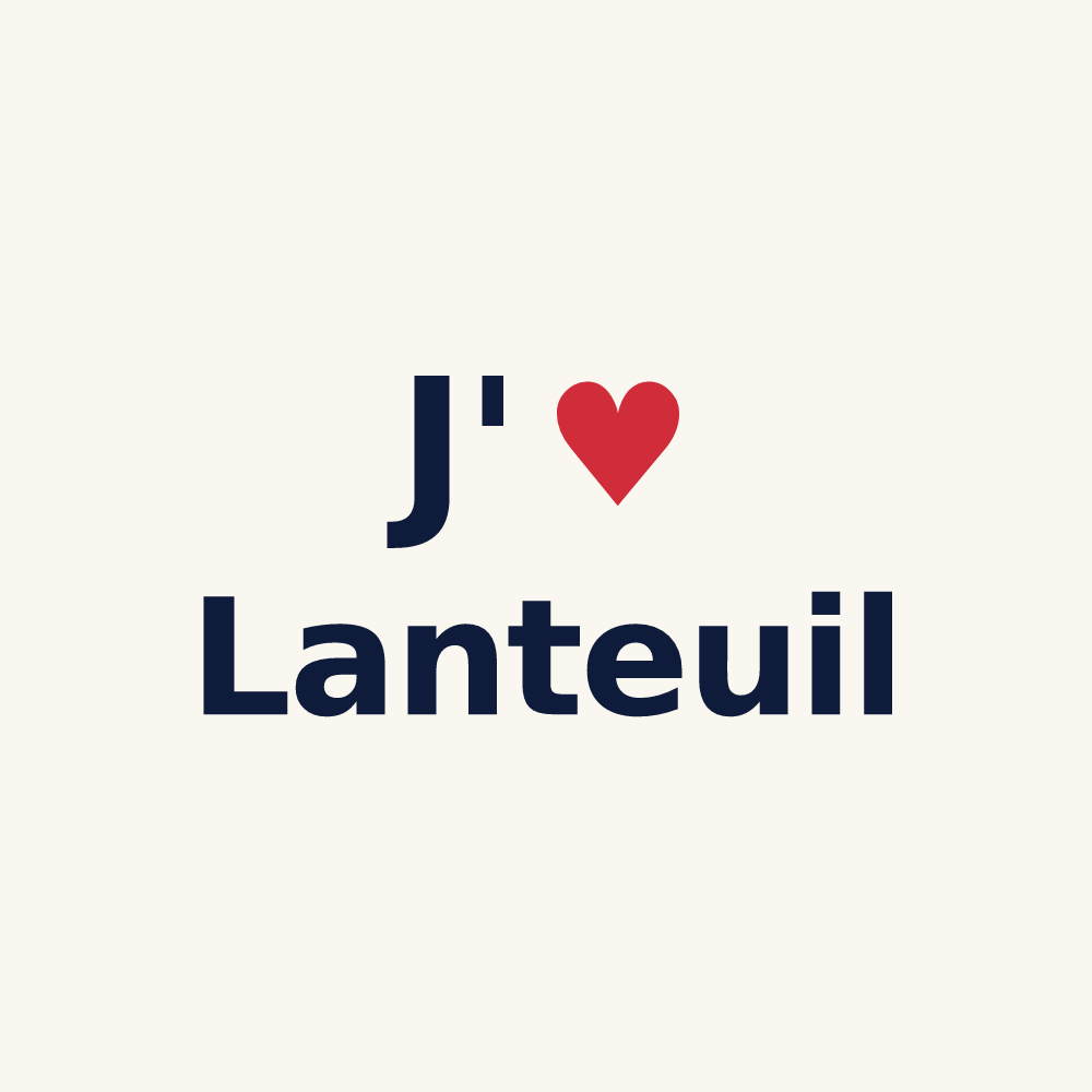 Tasse personnalisée Lanteuil — design J'aime Lanteuil