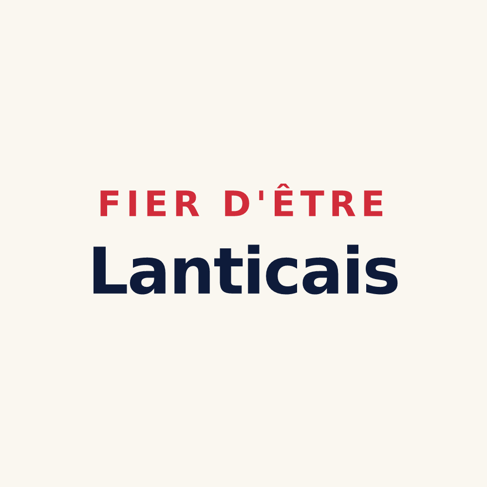 Tasse « Fier d'être Lanticais » — design pour Lantic
