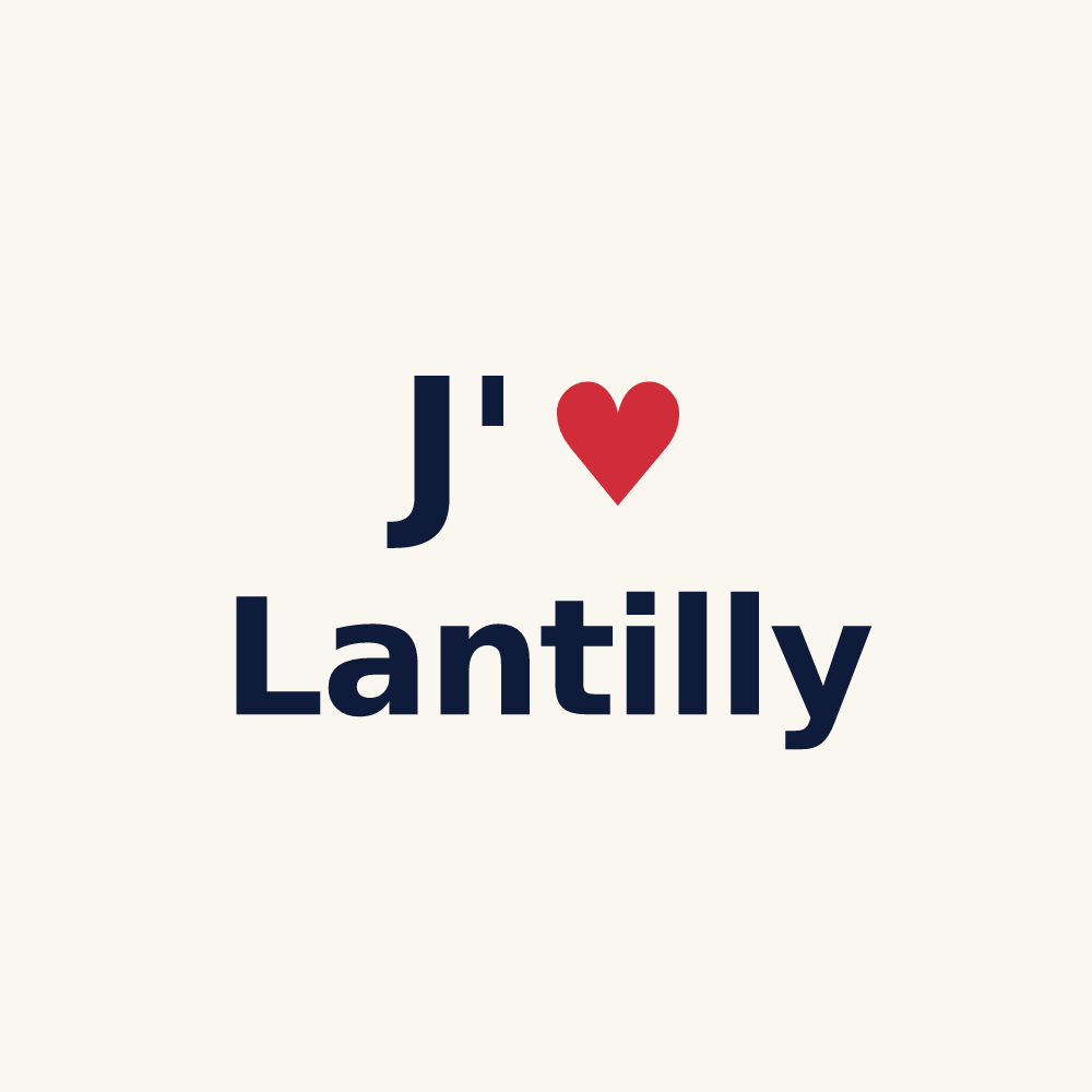Tasse personnalisée Lantilly — design J'aime Lantilly