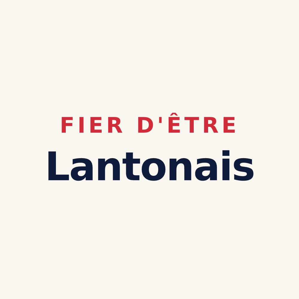 Tasse « Fier d'être Lantonais » — design pour Lanton