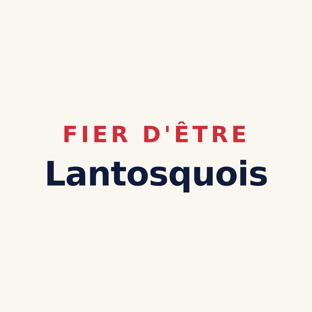 Tasse « Fier d'être Lantosquois » — design pour Lantosque