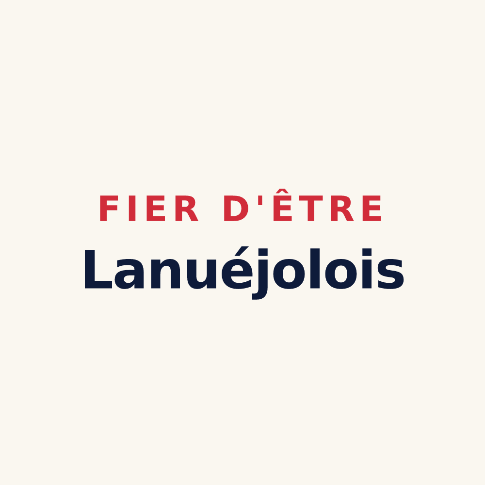 Tasse « Fier d'être Lanuéjolois » — design pour Lanuéjols
