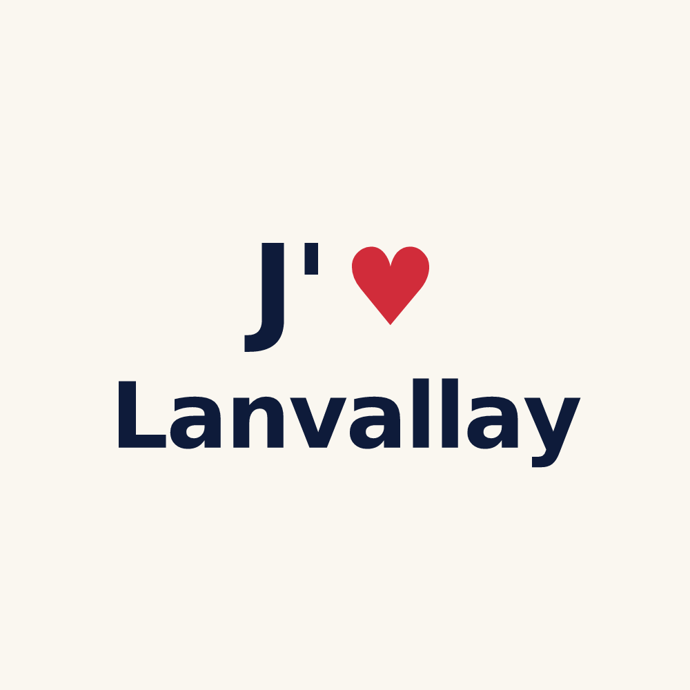 Tasse personnalisée Lanvallay — design J'aime Lanvallay