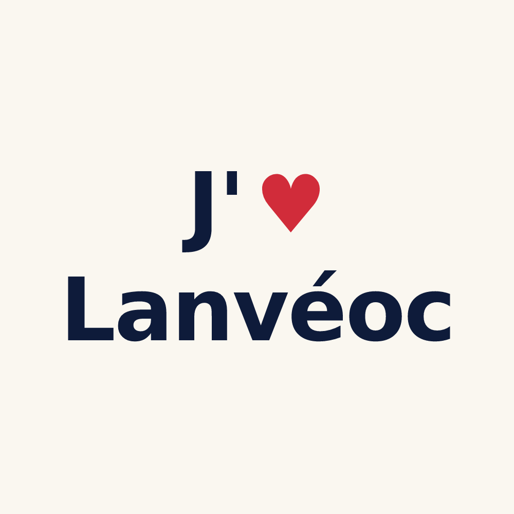 Tasse personnalisée Lanvéoc — design J'aime Lanvéoc