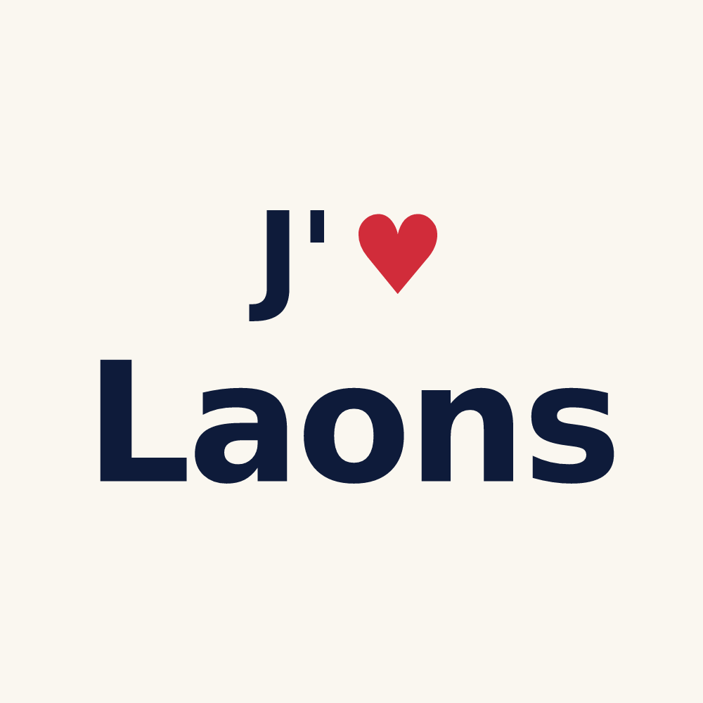 Tasse personnalisée Laons — design J'aime Laons