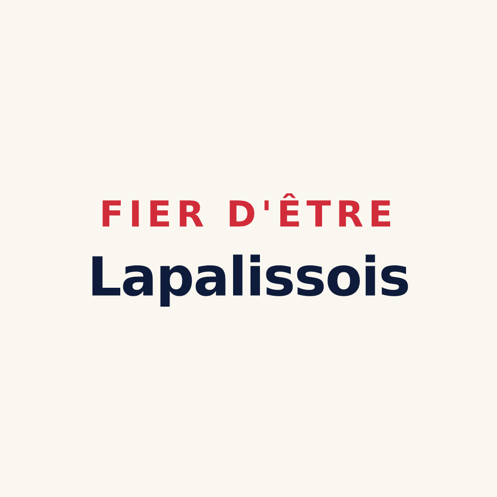 Tasse « Fier d'être Lapalissois » — design pour Lapalisse