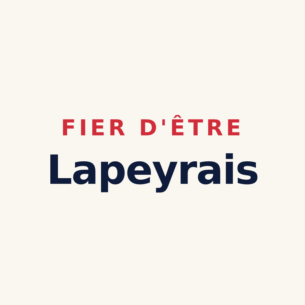 Tasse « Fier d'être Lapeyrais » — design pour Lapeyre