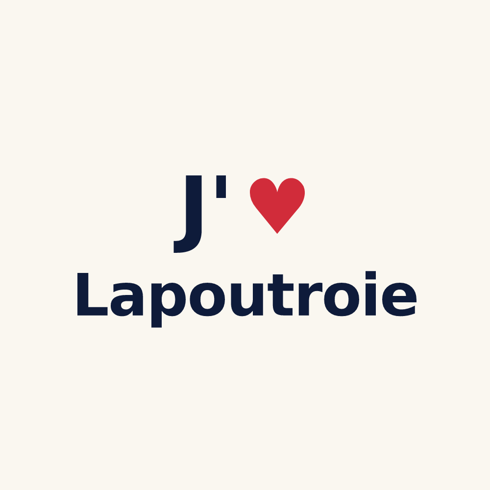 Tasse personnalisée Lapoutroie — design J'aime Lapoutroie