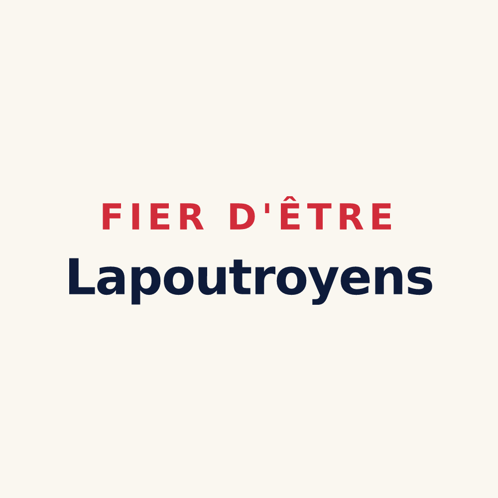 Tasse « Fier d'être Lapoutroyens » — design pour Lapoutroie