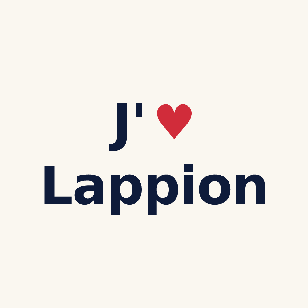 Tasse personnalisée Lappion — design J'aime Lappion