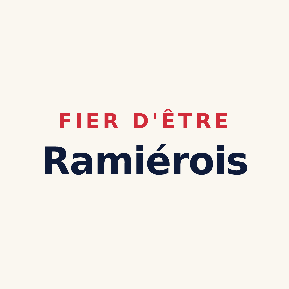 Tasse « Fier d'être Ramiérois » — design pour Laramière