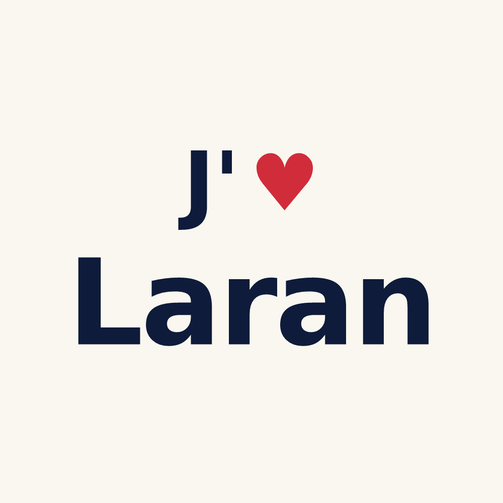Tasse personnalisée Laran — design J'aime Laran