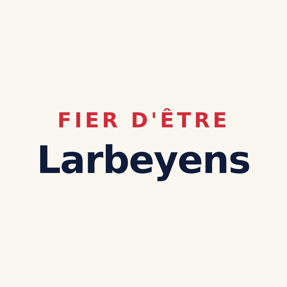 Tasse « Fier d'être Larbeyens » — design pour Larbey