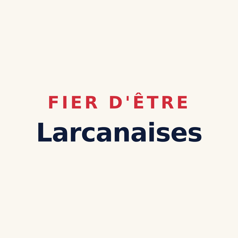 Tasse « Fier d'être Larcanaises » — design pour Larcan