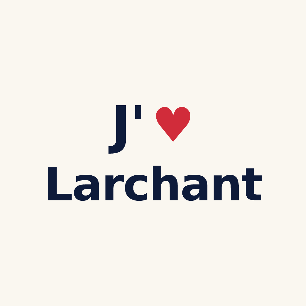 Tasse personnalisée Larchant — design J'aime Larchant
