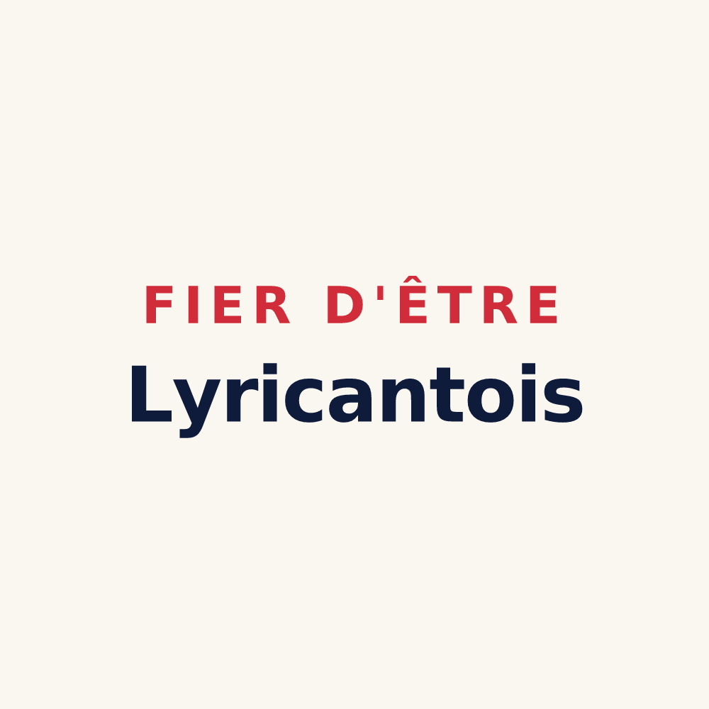 Tasse « Fier d'être Lyricantois » — design pour Larchant