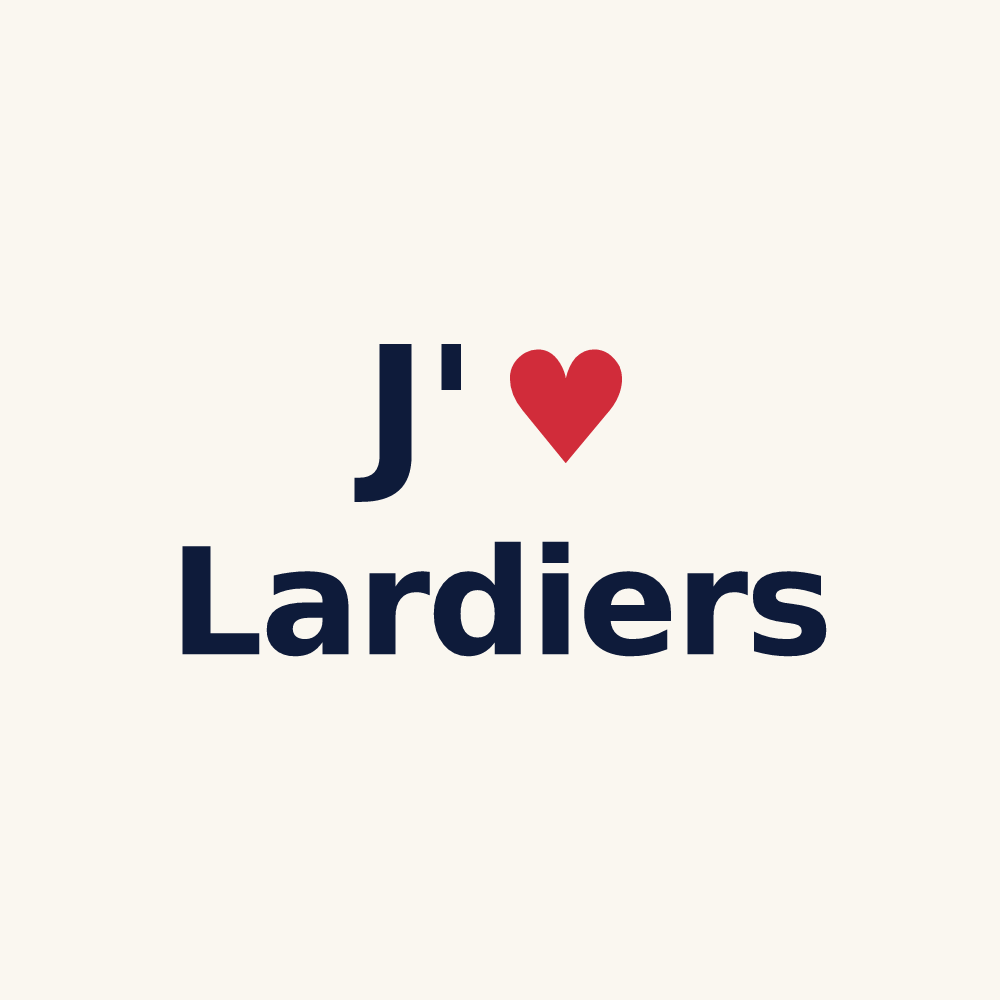 Tasse personnalisée Lardiers — design J'aime Lardiers