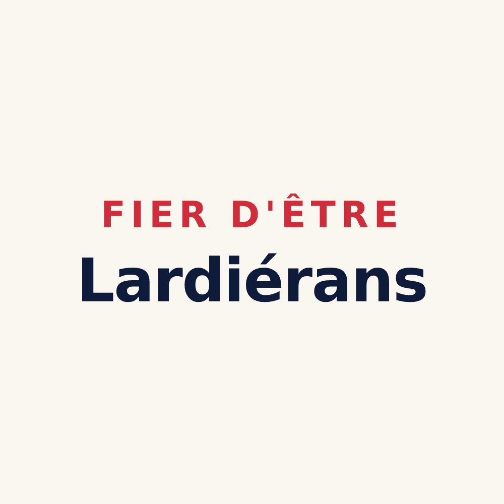 Tasse « Fier d'être Lardiérans » — design pour Lardiers
