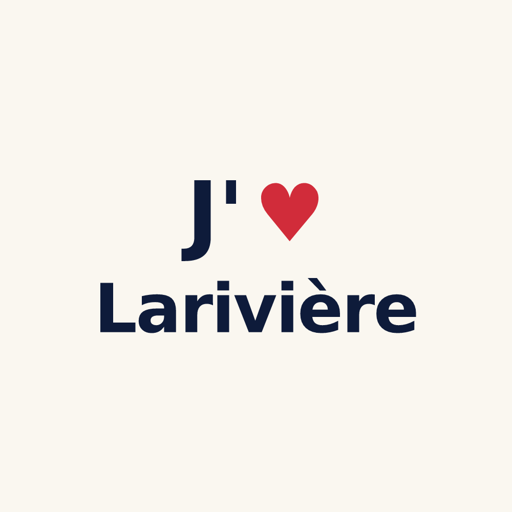 Tasse personnalisée Larivière — design J'aime Larivière